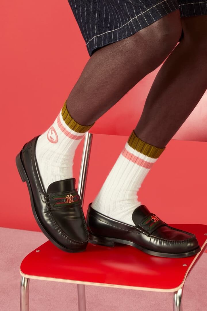 Thời trang nam Gucci kết hợp với MLB 2023