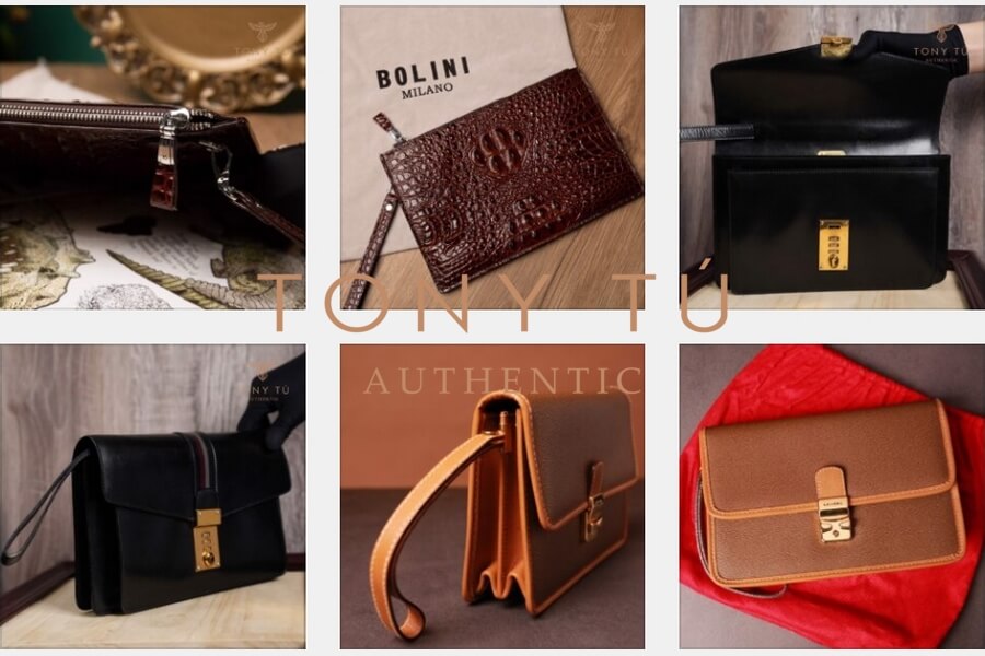 Clutch hàng hiệu vintage/used